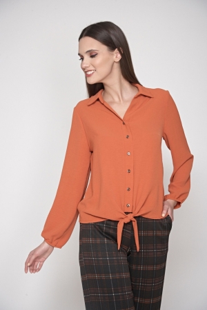 SHIRT ST.9727 TERRACOTTA