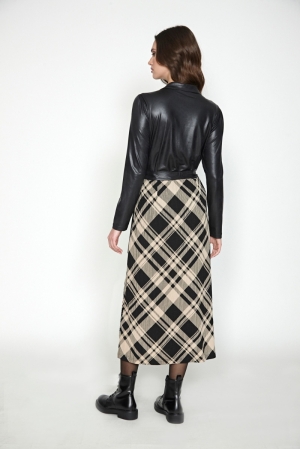 DRESS ST.9760 BEIGE CHECK