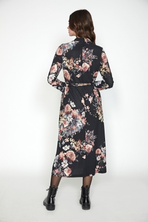 DRESS ST.9763 ROSES PRINT