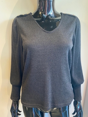 SHIRT ST.9871 BLACK