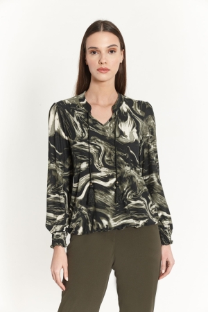 SHIRT ST.9206 MARBLE PRINT