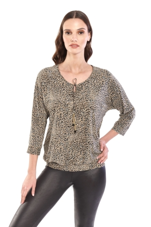 SHIRT ST. 9239 LITTLE BEIGE PRINT