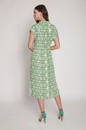 DRESS ST. 1022 P LIME PRINT