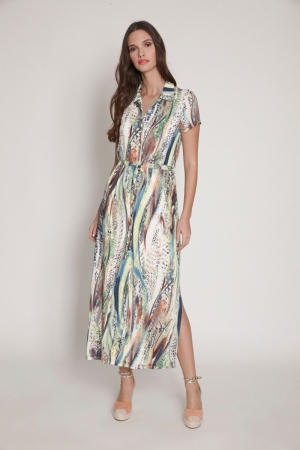 DRESS ST. 1140 WAVES PRINT
