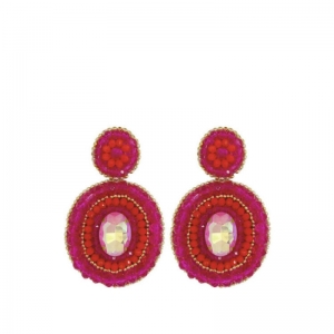 Adorable Pink Earrings fuchsia