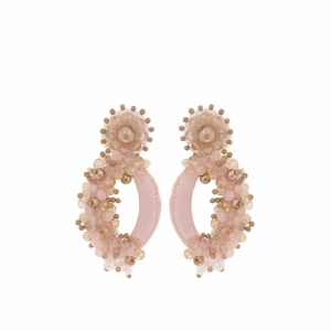 Glamour Earrings Light Pink roze