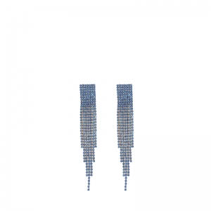 Classy Strass Earrings Blue lichtblauw